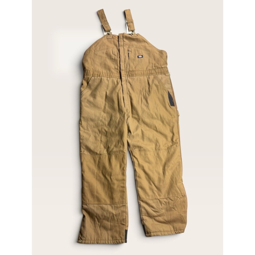 Dickies Tb839bd Premium Insulated Brown Duck Bib Overall 3XL